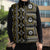 Fiji Masi Tapa Pattern Yellow Sleeveless Puffer Jacket - Polynesian Pride
