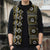 Fiji Masi Tapa Pattern Yellow Sleeveless Puffer Jacket - Polynesian Pride