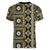 Fiji Masi Tapa Pattern Yellow Women V-Neck T-Shirt - Polynesian Pride