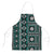 Fiji Masi Tapa Pattern Teal Apron - Polynesian Pride