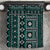 Fiji Masi Tapa Pattern Teal Bedding Set - Polynesian Pride
