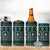 Fiji Masi Tapa Pattern Teal 4 in 1 Can Cooler Tumbler - Polynesian Pride