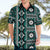 Fiji Masi Tapa Pattern Teal Hawaiian Shirt - Polynesian Pride