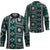 Fiji Masi Tapa Pattern Teal Hockey Jersey - Polynesian Pride