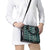 Fiji Masi Tapa Pattern Teal Shoulder Handbag - Polynesian Pride