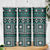 Fiji Masi Tapa Pattern Teal Skinny Tumbler - Polynesian Pride