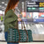 Fiji Masi Tapa Pattern Teal Travel Bag - Polynesian Pride