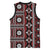 Fiji Masi Tapa Pattern Red Basketball Jersey - Polynesian Pride
