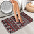 Fiji Masi Tapa Pattern Red Bathroom Set - Polynesian Pride