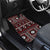 Fiji Masi Tapa Pattern Red Car Mats - Polynesian Pride
