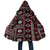 Fiji Masi Tapa Pattern Red Cloak - Polynesian Pride