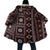 Fiji Masi Tapa Pattern Red Cloak - Polynesian Pride