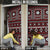 Fiji Masi Tapa Pattern Red Door Cover - Polynesian Pride