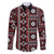 Fiji Masi Tapa Pattern Red Family Matching Puletasi and Hawaiian Shirt - Polynesian Pride