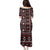 Fiji Masi Tapa Pattern Red Family Matching Puletasi and Hawaiian Shirt - Polynesian Pride