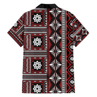 Fiji Masi Tapa Pattern Red Hawaiian Shirt - Polynesian Pride