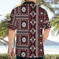 Fiji Masi Tapa Pattern Red Hawaiian Shirt - Polynesian Pride