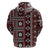 Fiji Masi Tapa Pattern Red Hoodie - Polynesian Pride