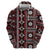 Fiji Masi Tapa Pattern Red Hoodie - Polynesian Pride