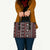 Fiji Masi Tapa Pattern Red Leather Bag - Polynesian Pride