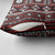 Fiji Masi Tapa Pattern Red Pillow Cover - Polynesian Pride