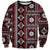 Fiji Masi Tapa Pattern Red Sweatshirt - Polynesian Pride