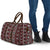 Fiji Masi Tapa Pattern Red Travel Bag - Polynesian Pride