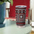 Fiji Masi Tapa Pattern Red Tumbler Cup - Polynesian Pride