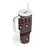 Fiji Masi Tapa Pattern Red Tumbler With Handle - Polynesian Pride