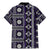 Fiji Masi Tapa Pattern Purple Family Matching Mermaid Dress and Hawaiian Shirt - Polynesian Pride