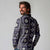 Fiji Masi Tapa Pattern Purple Long Sleeve Polo Shirt - Polynesian Pride
