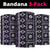 Fiji Masi Tapa Pattern Purple Neck Gaiter - Polynesian Pride