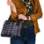 Fiji Masi Tapa Pattern Purple Shoulder Handbag - Polynesian Pride