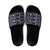 Fiji Masi Tapa Pattern Purple Slide Sandals - Polynesian Pride