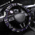Fiji Masi Tapa Pattern Purple Steering Wheel Cover - Polynesian Pride