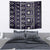 Fiji Masi Tapa Pattern Purple Tapestry - Polynesian Pride