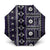 Fiji Masi Tapa Pattern Purple Umbrella - Polynesian Pride