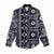 Fiji Masi Tapa Pattern Purple Women Casual Shirt - Polynesian Pride