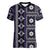 Fiji Masi Tapa Pattern Purple Women V-Neck T-Shirt - Polynesian Pride