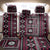 Fiji Masi Tapa Pattern Pink Back Car Seat Cover - Polynesian Pride