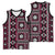 Fiji Masi Tapa Pattern Pink Basketball Jersey - Polynesian Pride
