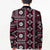 Fiji Masi Tapa Pattern Pink Blazer - Polynesian Pride