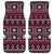 Fiji Masi Tapa Pattern Pink Car Mats - Polynesian Pride