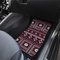 Fiji Masi Tapa Pattern Pink Car Mats - Polynesian Pride