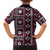 Fiji Masi Tapa Pattern Pink Family Matching Long Sleeve Bodycon Dress and Hawaiian Shirt - Polynesian Pride