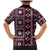 Fiji Masi Tapa Pattern Pink Family Matching Mermaid Dress and Hawaiian Shirt - Polynesian Pride