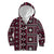 Fiji Masi Tapa Pattern Pink Kid Hoodie - Polynesian Pride