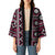 Fiji Masi Tapa Pattern Pink Kimono - Polynesian Pride