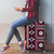 Fiji Masi Tapa Pattern Pink Luggage Cover - Polynesian Pride