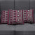 Fiji Masi Tapa Pattern Pink Pillow Cover - Polynesian Pride